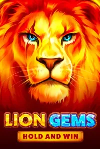 lion gems hold and win official logo